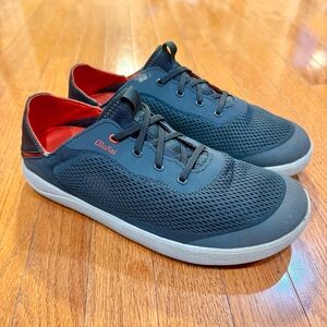 OluKai Men’s 11 Moku Pae Breathable Boat Shoes Water Sneakers Slip Slide On Mesh
